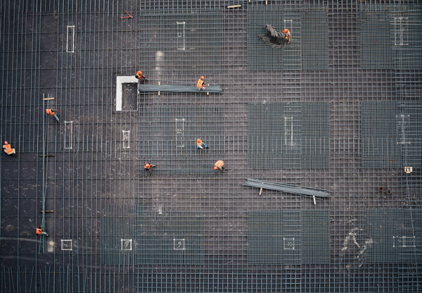 photo of Celsa workers at work from above